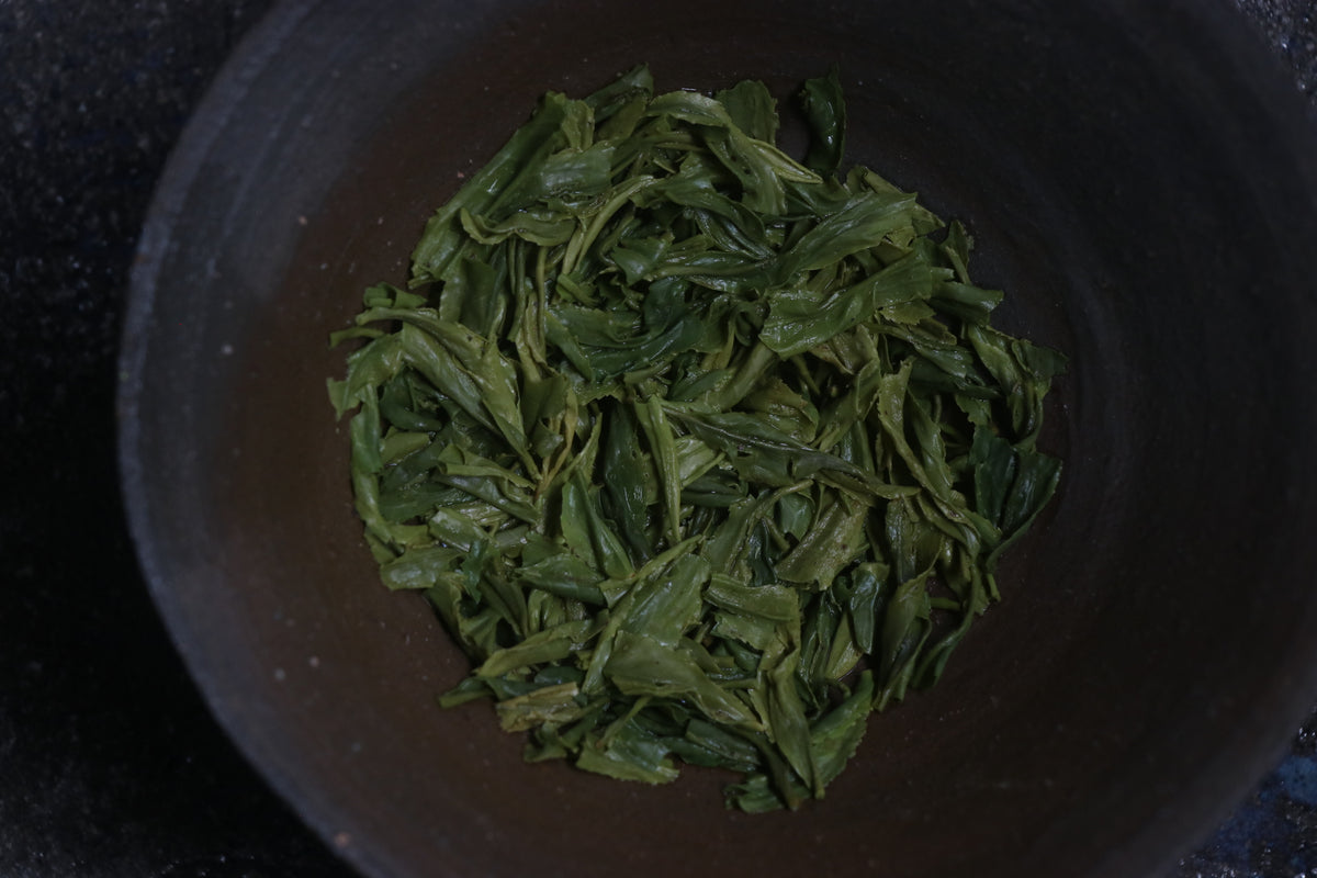 全手工 釜炒り茶　2026【NO.5】やぶきた・緑茶　15g  薪火仕上げ