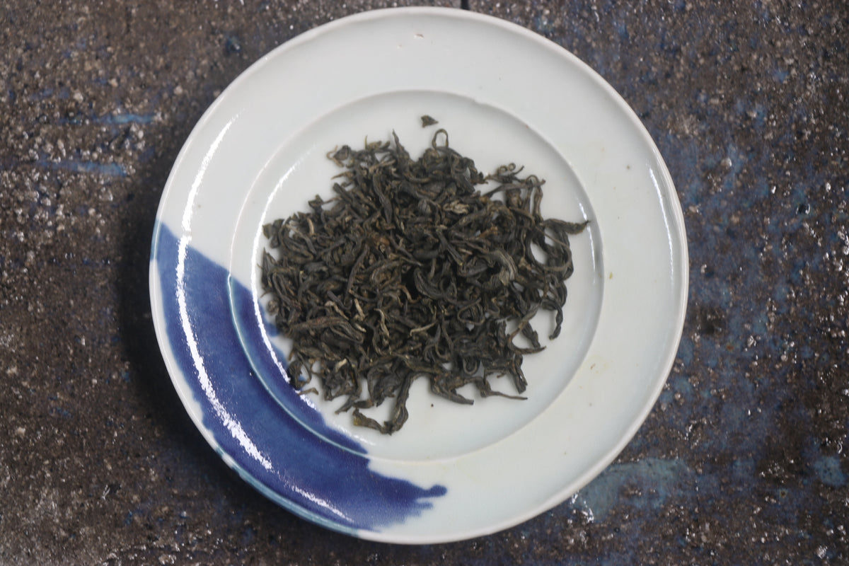 全手工 釜炒り茶　2026【NO.7】　在来・緑茶　15g　炭火仕上げ