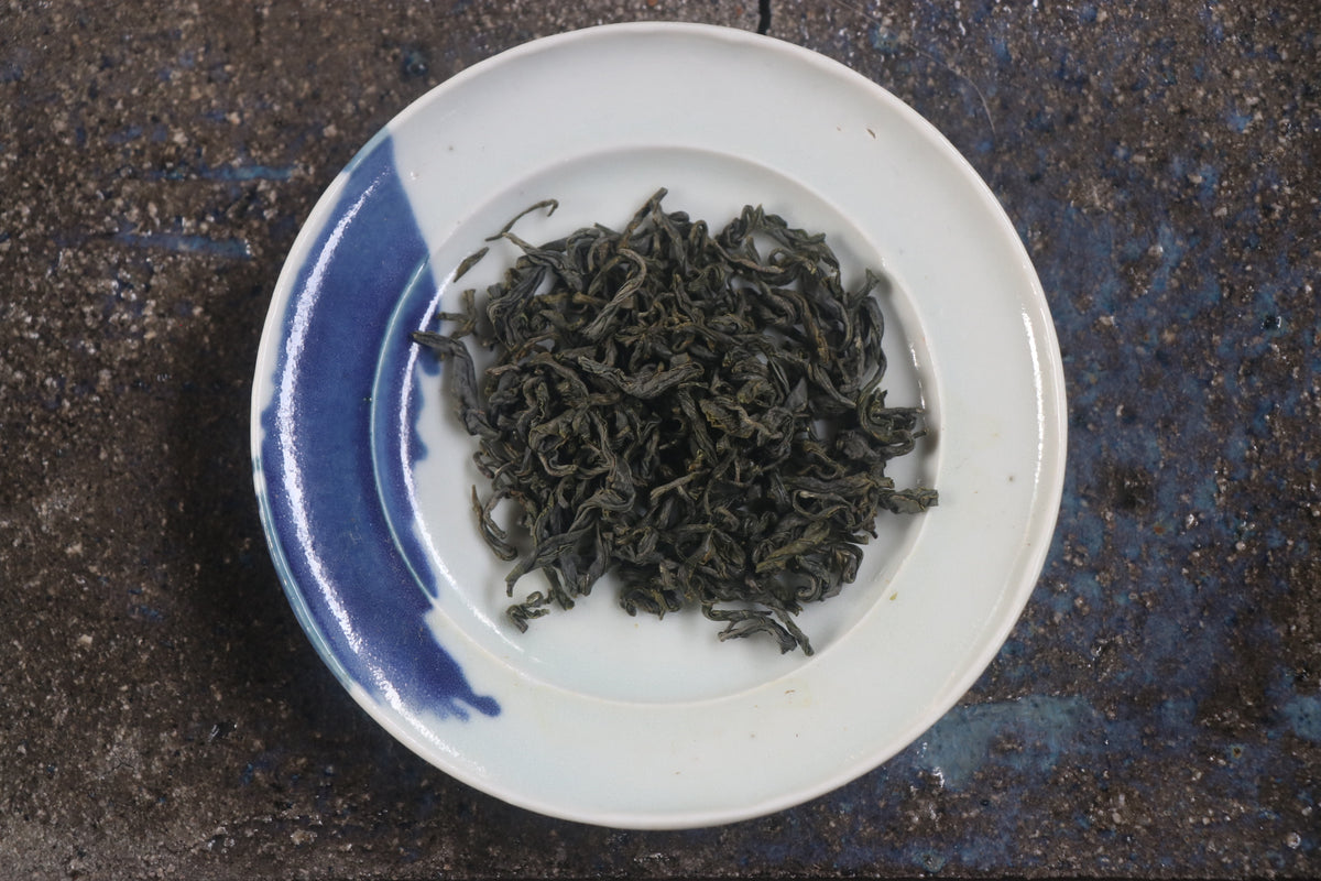 全手工 釜炒り茶　2026【NO.12】　峠・緑茶　15g　薪火仕上げ