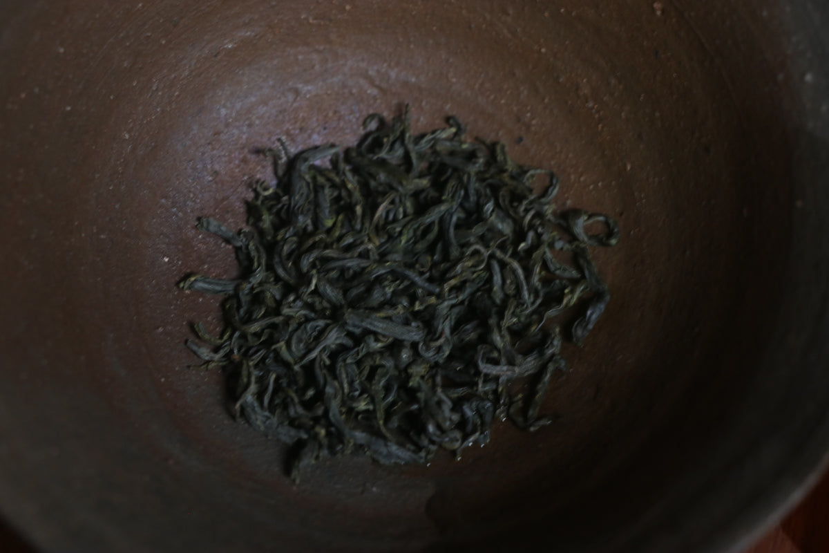 全手工 釜炒り茶　2026【NO.12】　峠・緑茶　15g　薪火仕上げ