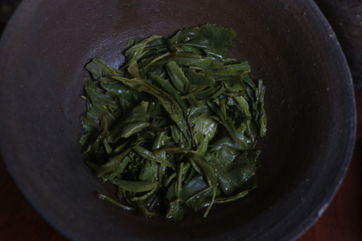 全手工 釜炒り茶　2026【NO.12】　峠・緑茶　15g　薪火仕上げ