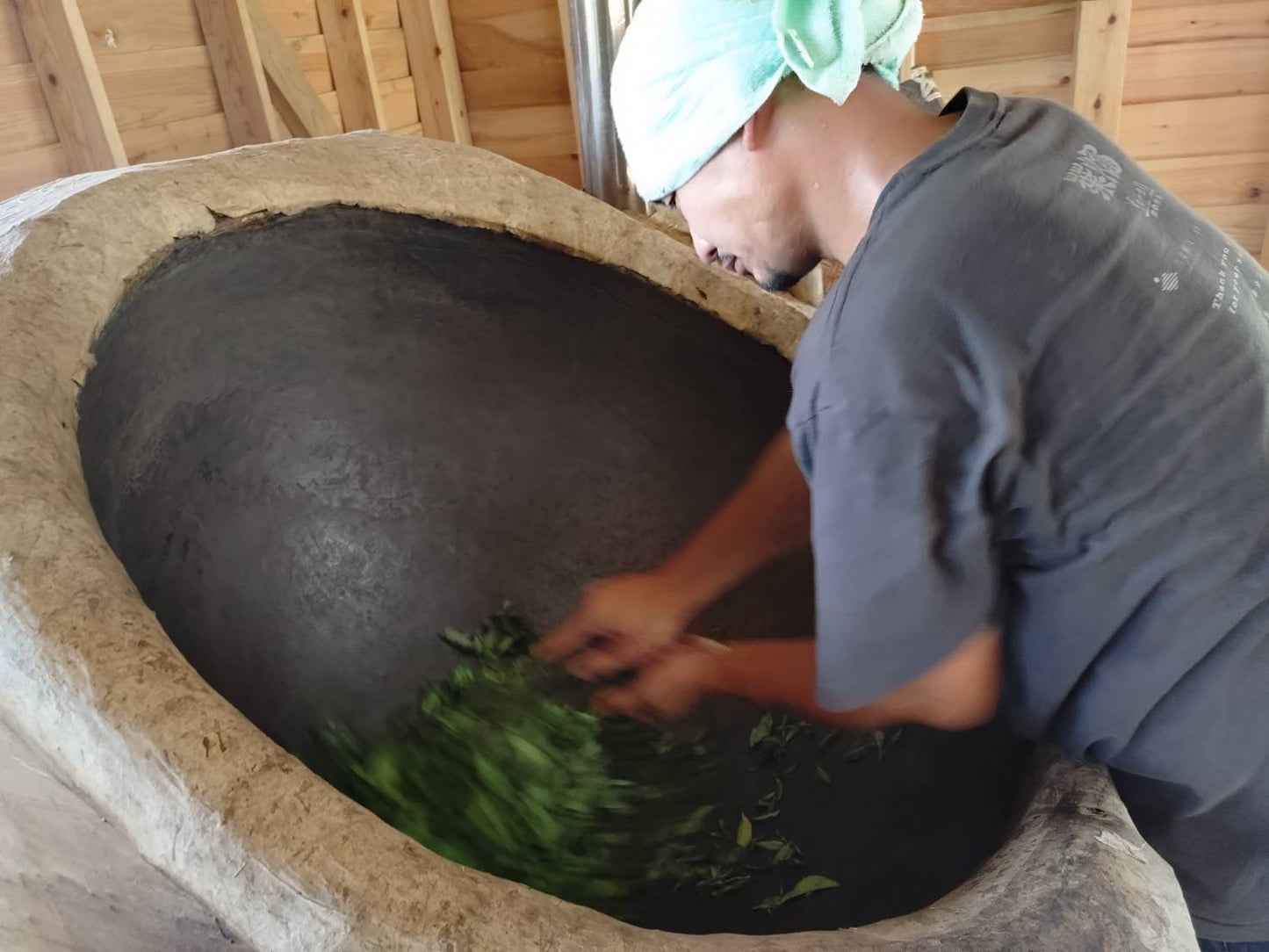 全手工 釜炒り茶　2025 NO.17【在来:緑茶】18g